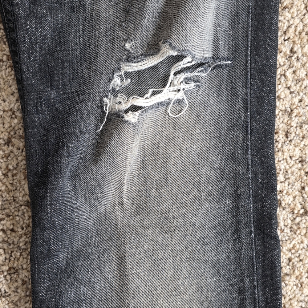 Men's Distressed JUICY COUTURE 31" Black Jeans - Picture 5 of 8